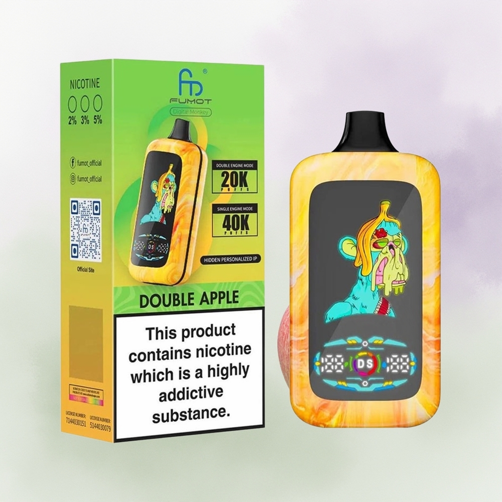 Fumot Digital Monkey 20000/40000 Doble Manzana Dual Motor Doble Malla