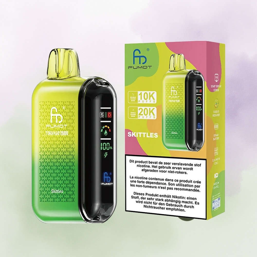 Fumot Tornado 20000 Arcoíris Dual Mesh Smart