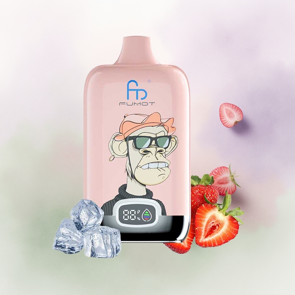 Fumot Tornado Digital Box 12000 Helado de Fresa Tipo-C 20ml