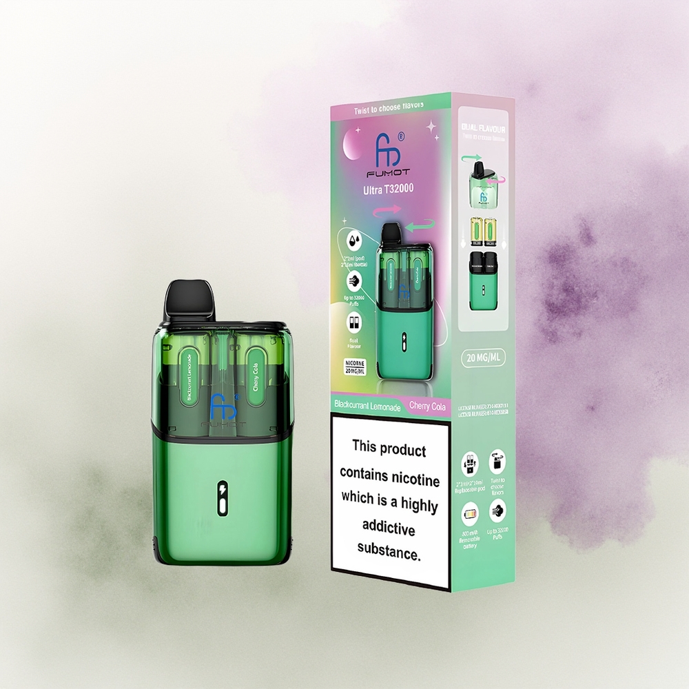 Fumot Ultra T32000 Blackcurrant Lemonade - Cherry Cola con 800mAh y 24ml