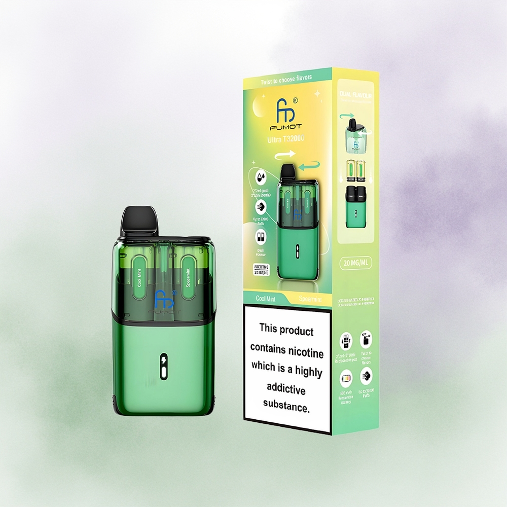Fumot Ultra T32000 Menta Fresca - Menta Verde con 800mAh y 24ml