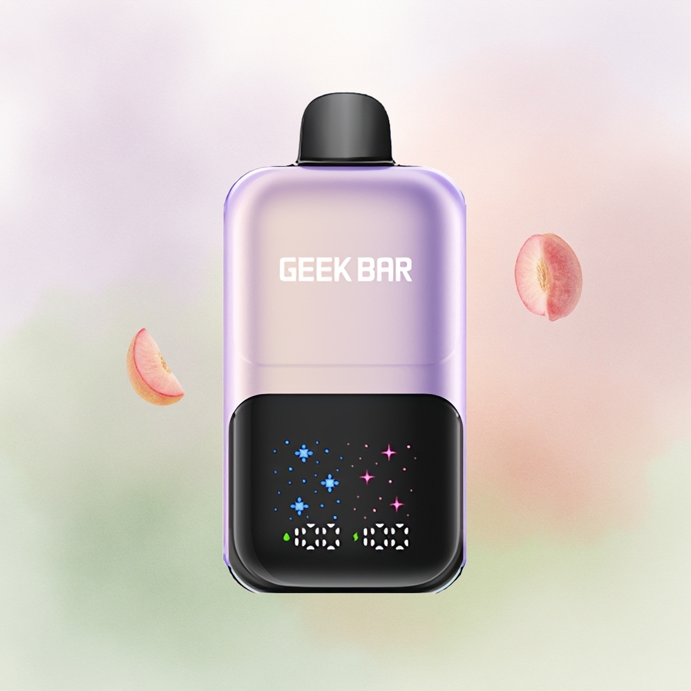 GEEK BAR 2GO 20ml 50000 Durazno Mango Sandía Hielo con Pantalla Interactiva y Niveles Ajustables