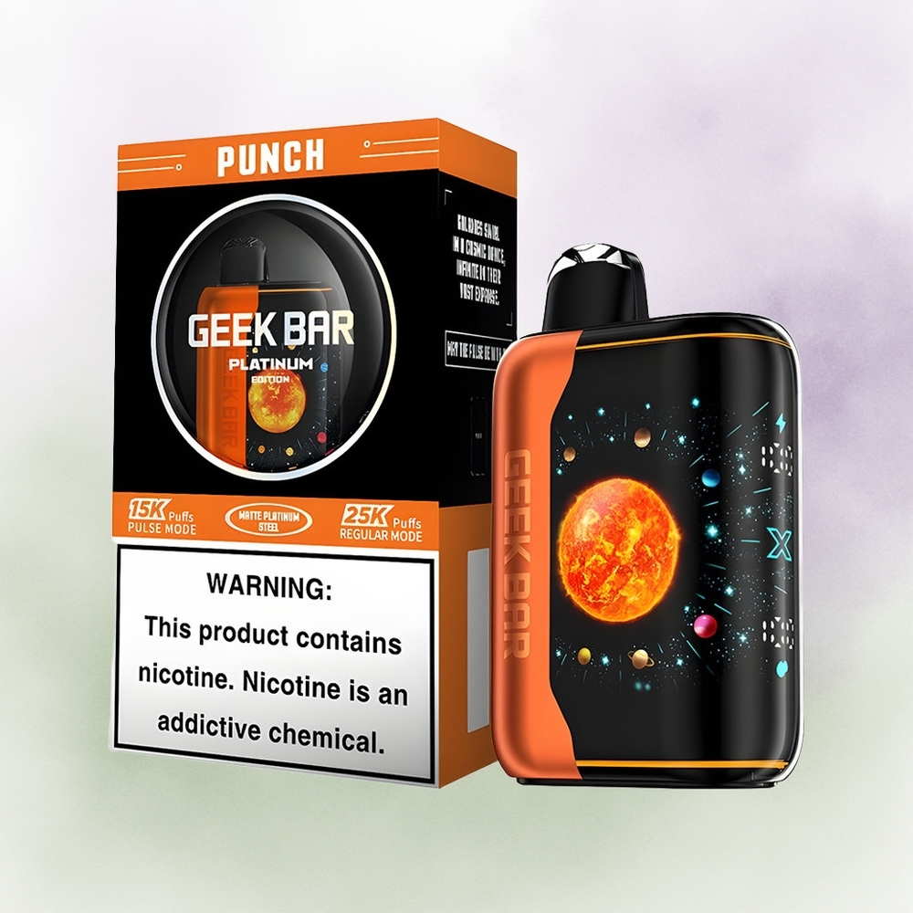 GEEK BAR Platinum Edition 25000 Platino Dinámico Doble Malla
