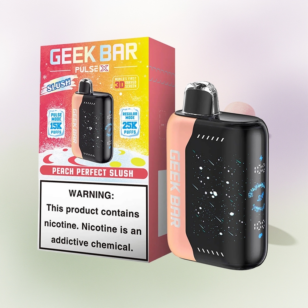 GEEK BAR Pulse X 25000 Edición Slush con Dual Mesh y Pantalla Curva 3D