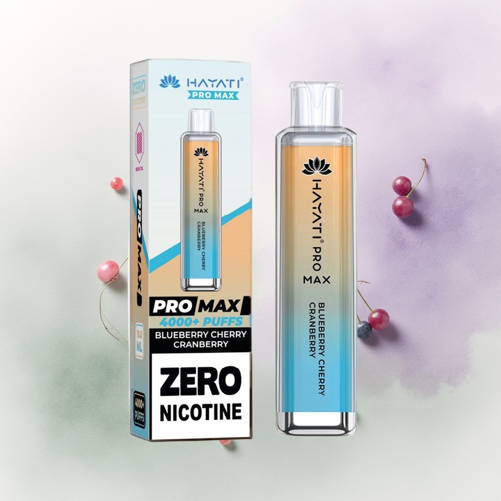 Hayati Pro Max 4000 Arándano Cereza Azul Dual Recargable