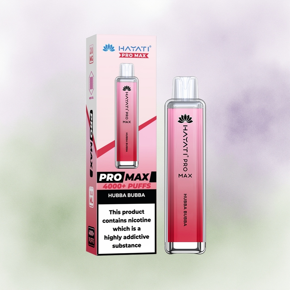 Hayati Pro Max 4000 Chicle Bubba Doble 2ml Recargable