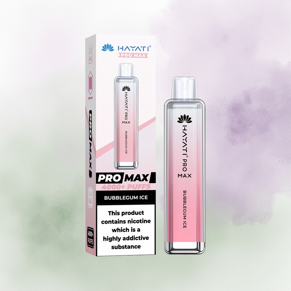 Hayati Pro Max 4000 Chicle Hielo Recargable Dual Mesh