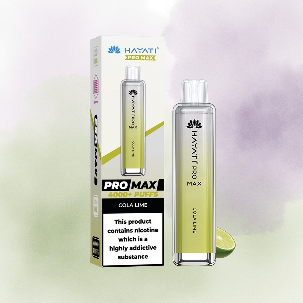 Hayati Pro Max 4000 Cola Lima Dual Recargable Cristal