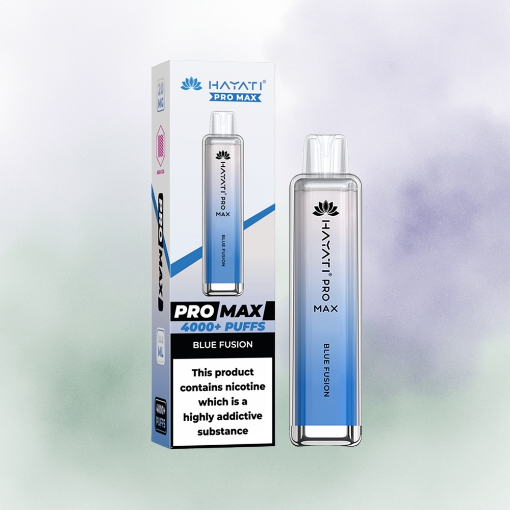 Hayati Pro Max 4000 Fusión Azul Dual Ohm Rechargeable