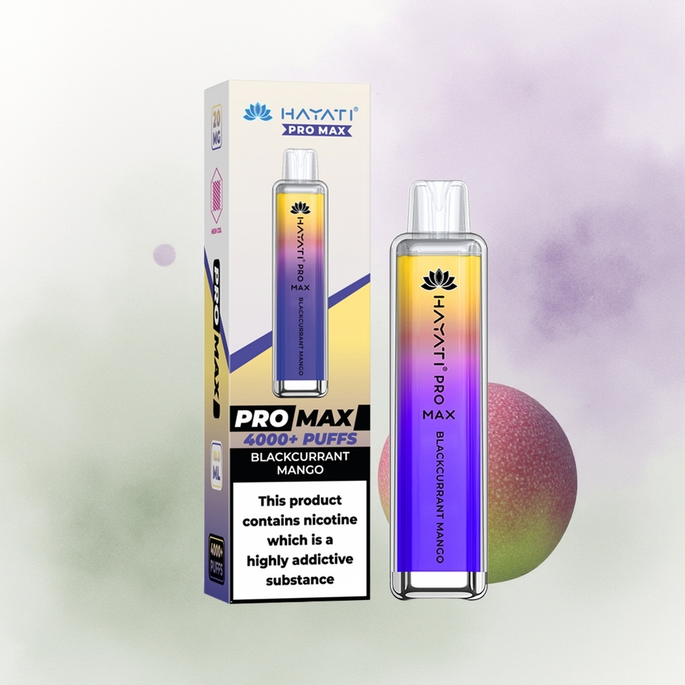Hayati Pro Max 4000 Grosella Mango 2% Dual Coil Recargable