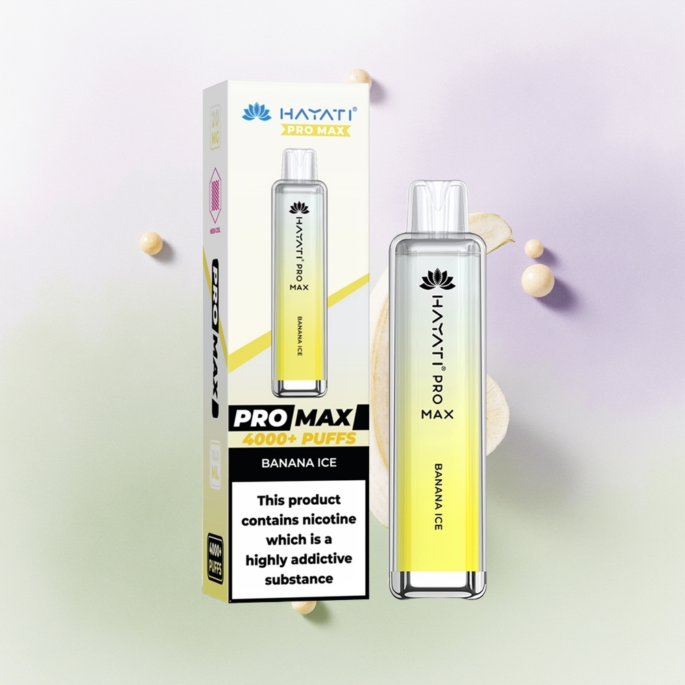 Hayati Pro Max 4000 Helado de Plátano Dual Coil Recargable
