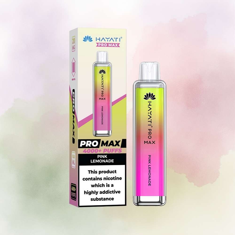 Hayati Pro Max 4000 Limón Rosa Recargable 5%