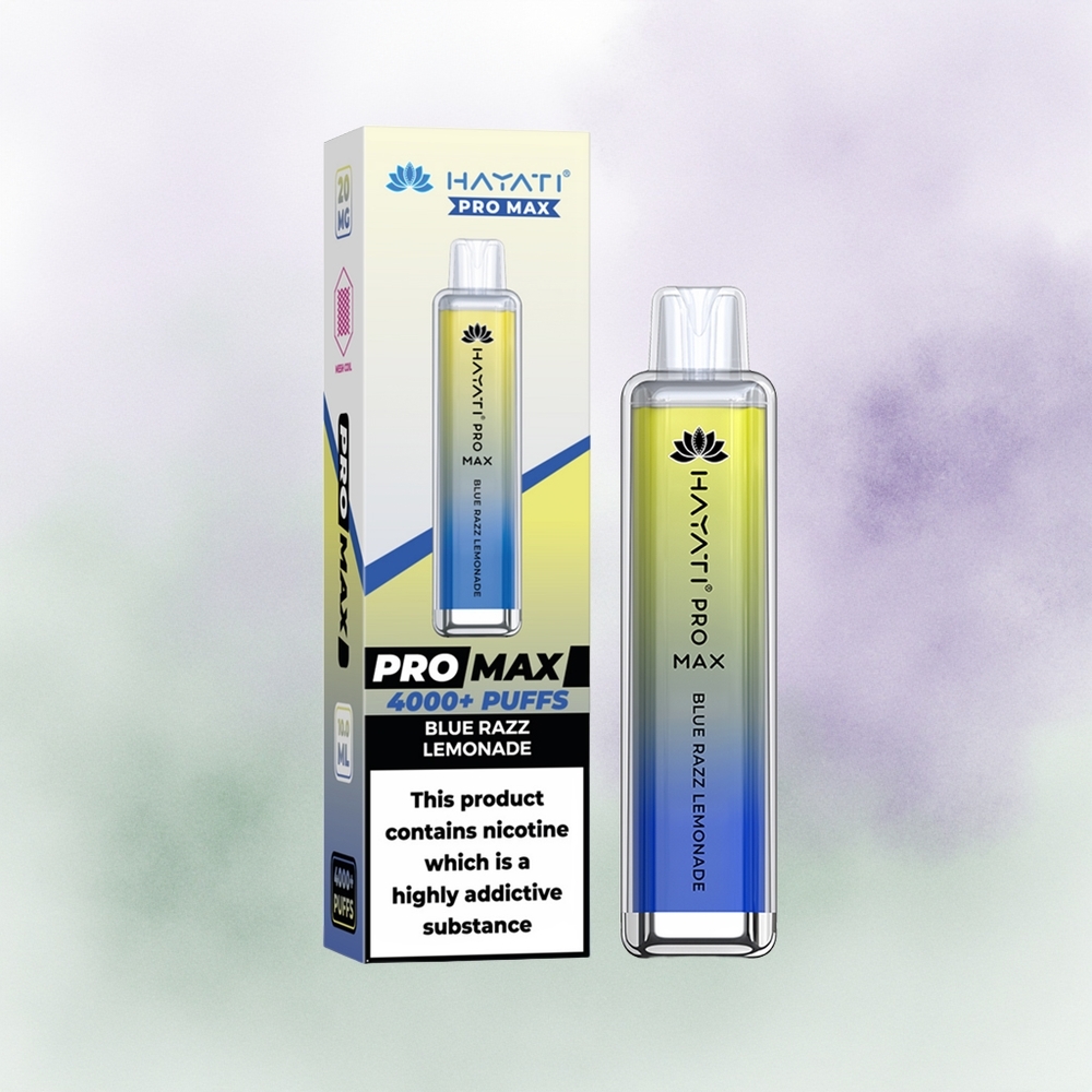 Hayati Pro Max 4000 Limonada Frambuesa Azul Recargable 2ml