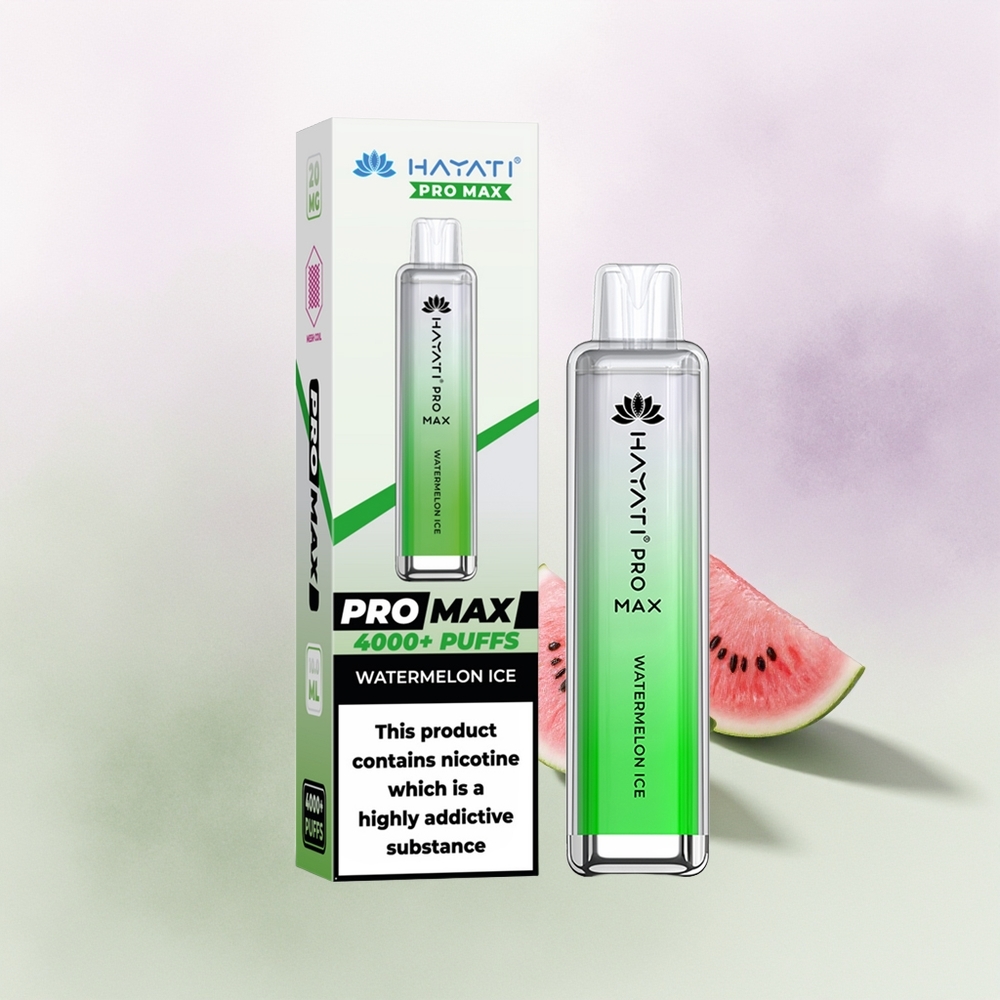 Hayati Pro Max 4000 Sandía Helada Recargable 5% Nicotina