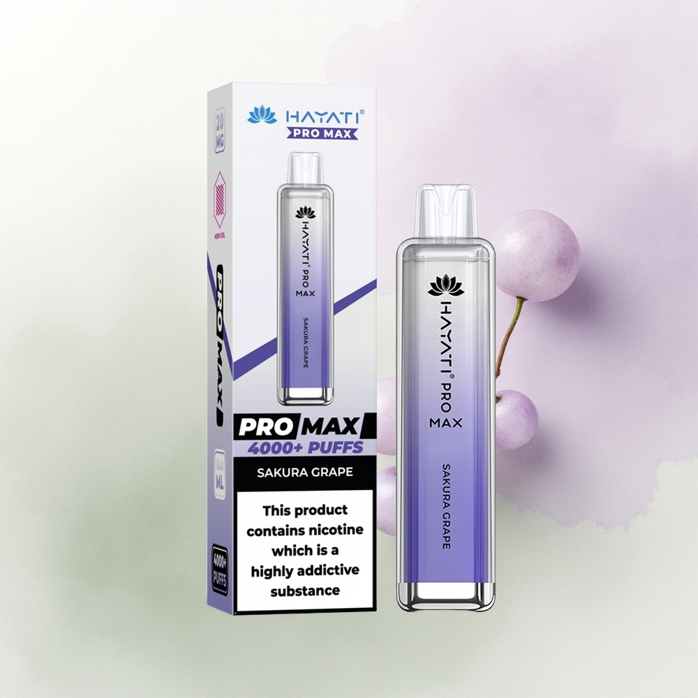 Hayati Pro Max 4000 Uva Sakura Dual Mesh Recargable