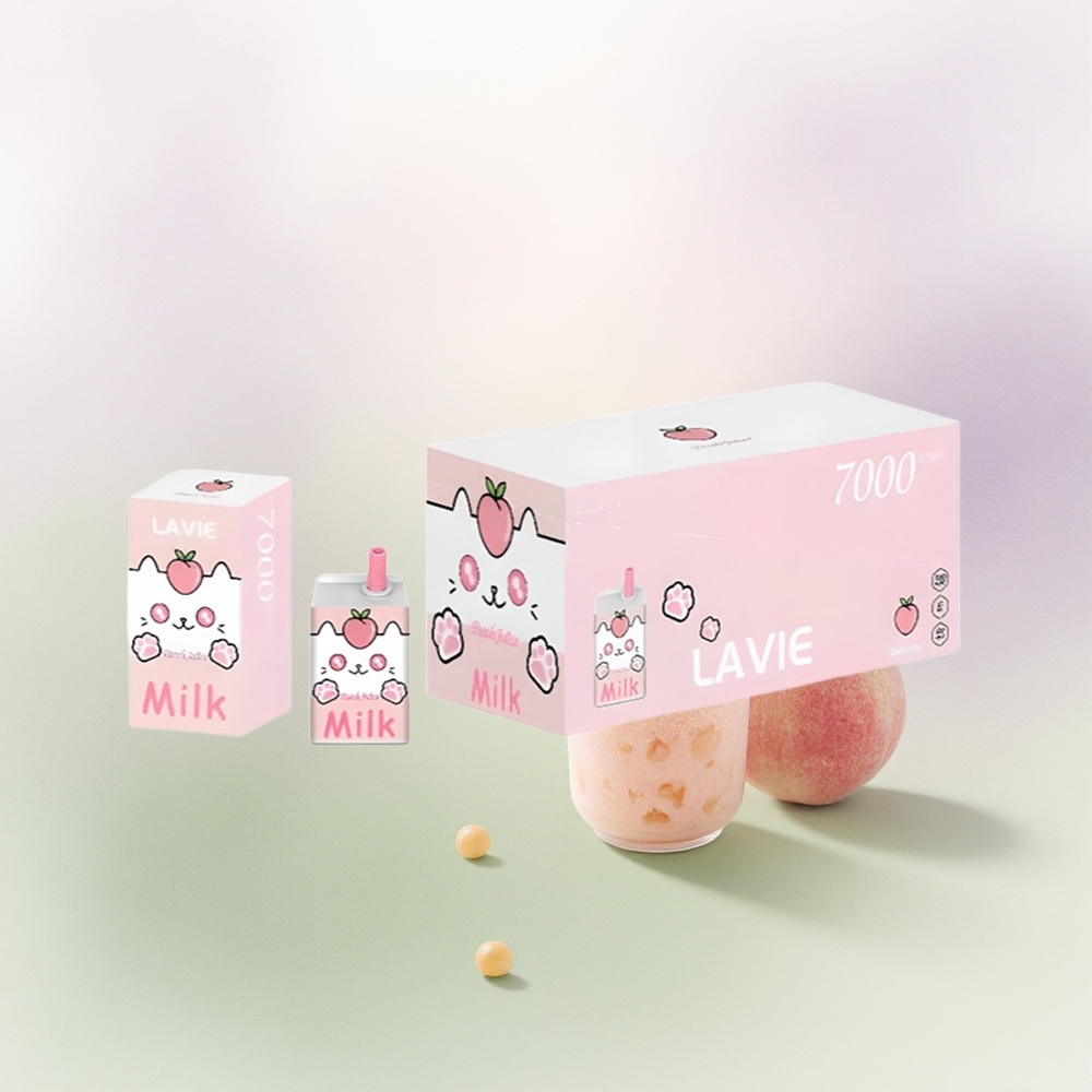 Lavie Milk 7000 Jugo de Melocotón 16ML 600mAh