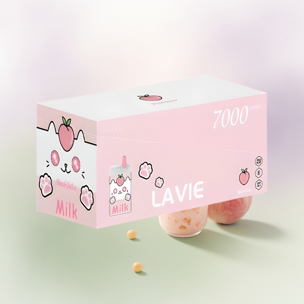 Lavie Milk 7000 Jugo de Melocotón 16ML 600mAh