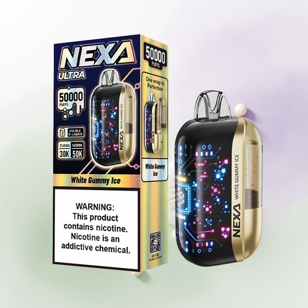 NEXA Ultra 50000 Goma Blanca Hielo Ultra 50K Pantalla 3D Tipo-C