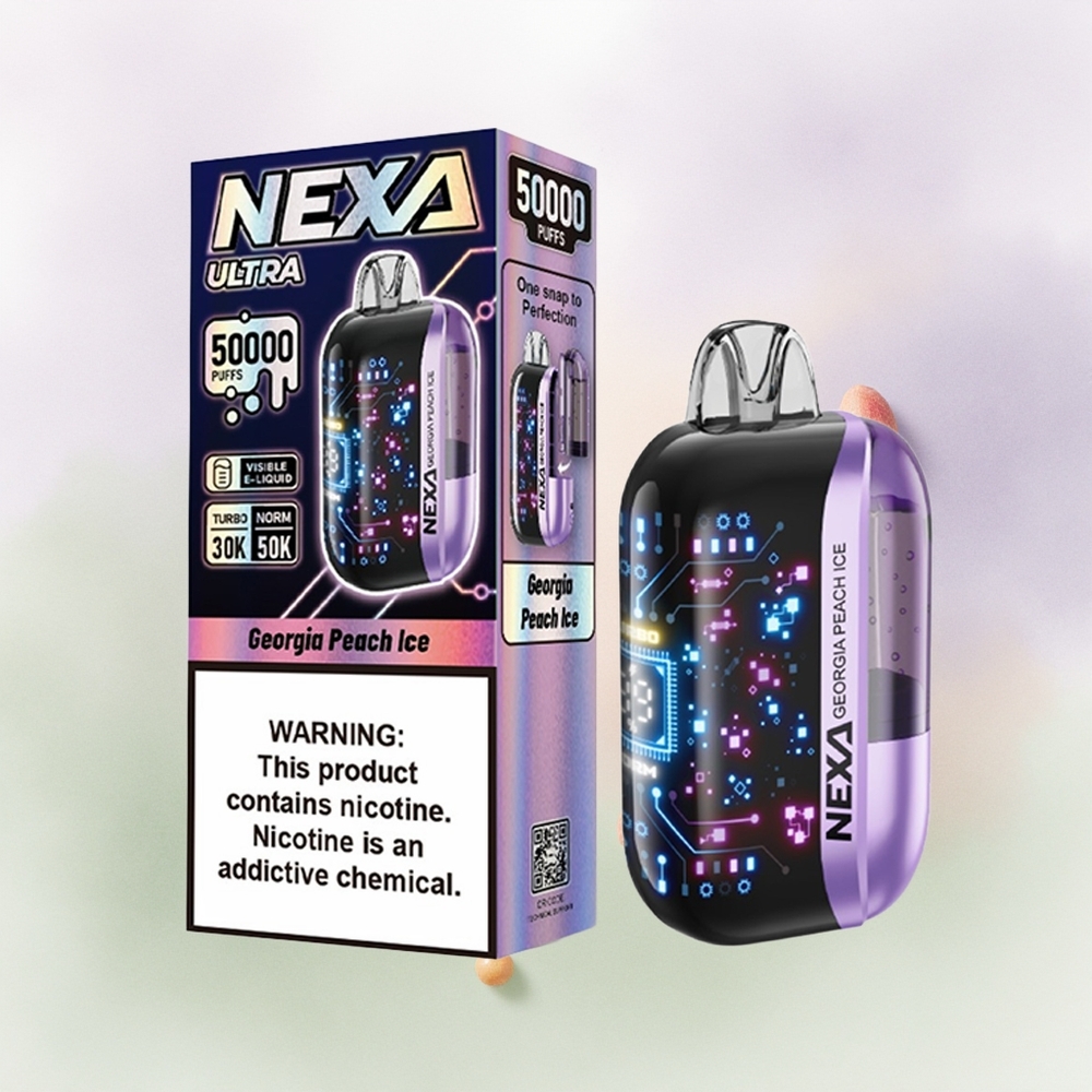 NEXA Ultra 50000 Melocotón de Georgia Hielo 20ml Dual Mesh