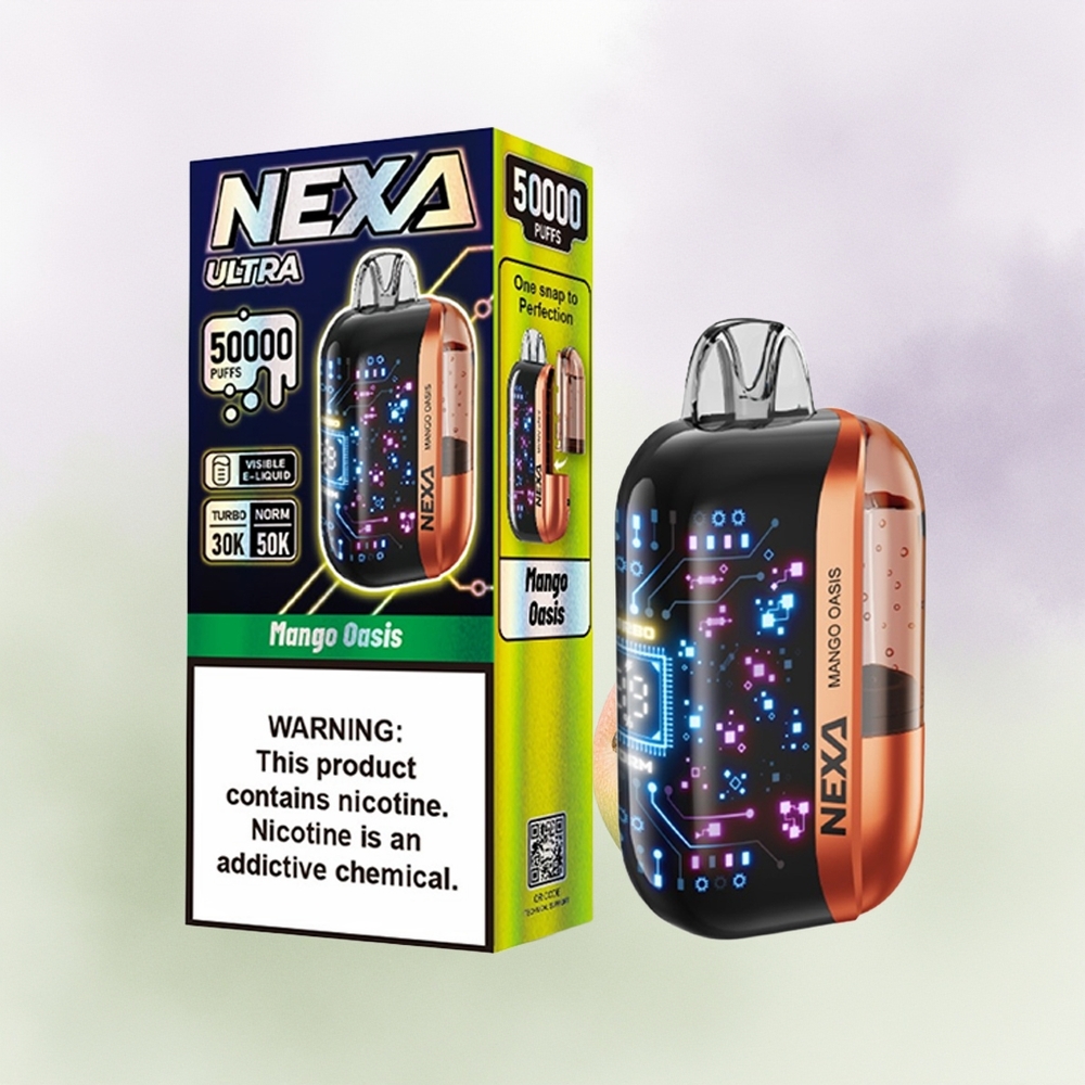 NEXA Ultra 50000 Oasis de Mango con 20ml y Pantalla Curva 3D